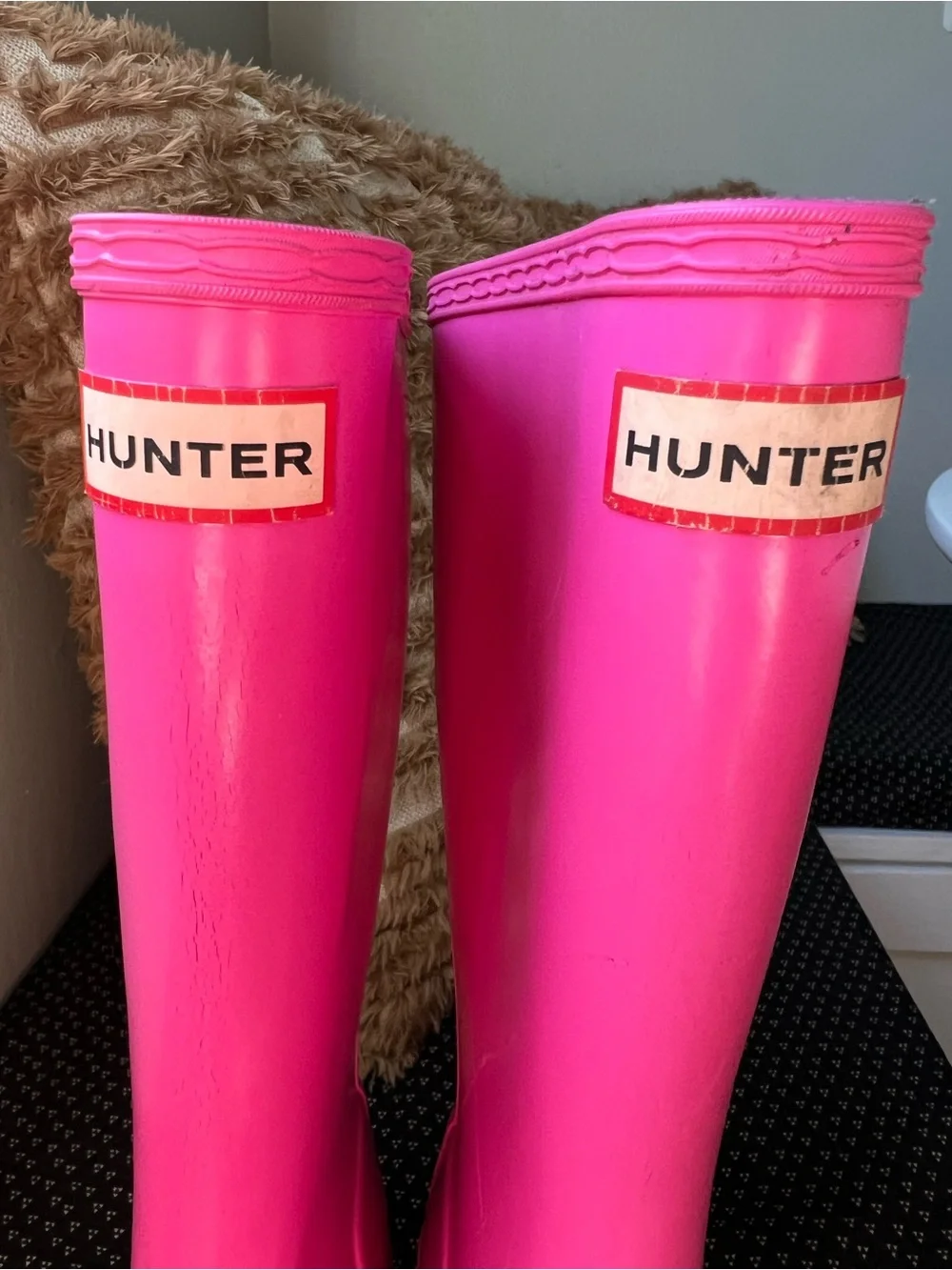 Pink Hunter Rain Boots